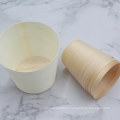 Eco-friendly high quality disposable pine wood cheap drinking pine wood cup pure